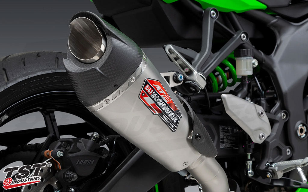 tear R drop 4点まとめ売り Yoshimura AT2 ZX-4RR Slip-On - Cycle News