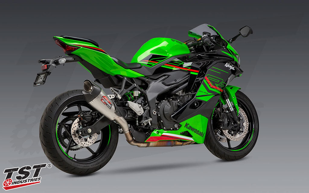 Yoshimura Street AT2 Slip-On Exhaust for Kawasaki ZX-4RR 2023+ / ZX-4R