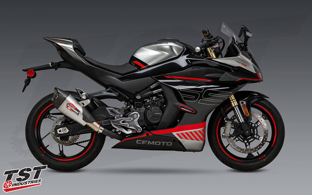 Yoshimura AT2 Slip-On Exhaust | CFMOTO 450SS / 450NK