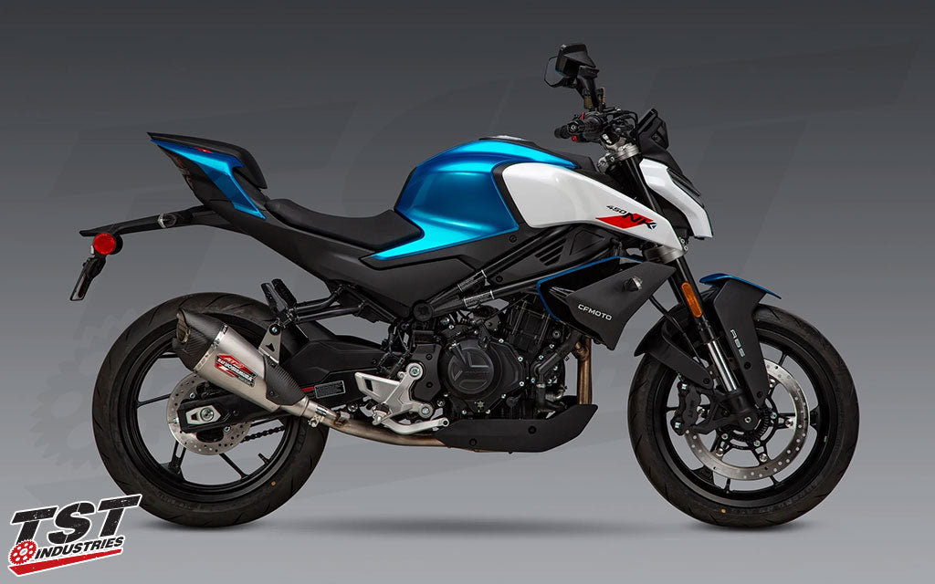 Yoshimura AT2 Slip-On Exhaust | CFMOTO 450SS / 450NK