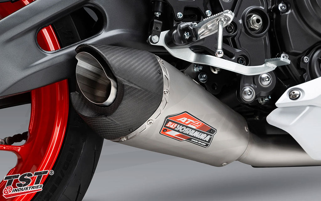 Yoshimura AT2 Race Full Exhaust | Yamaha R7 / MT-07