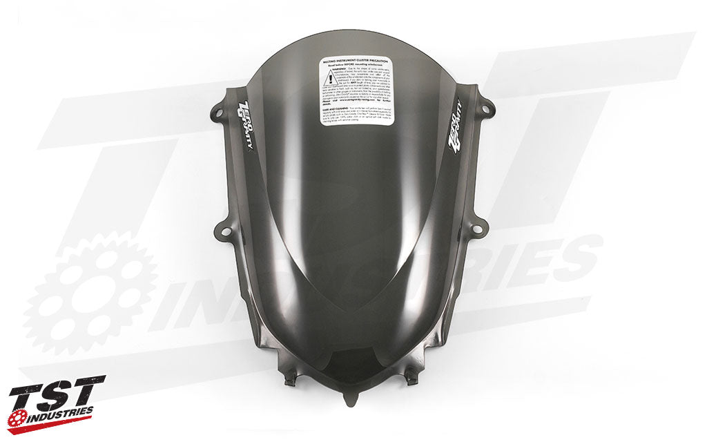 Zero Gravity Double Bubble Windscreen for Yamaha YZF-R6 2017-2020 (shown in light smoke).