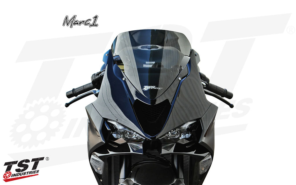 Gain an additional 1.25" higher windscreen profile with increased forward tuck room.