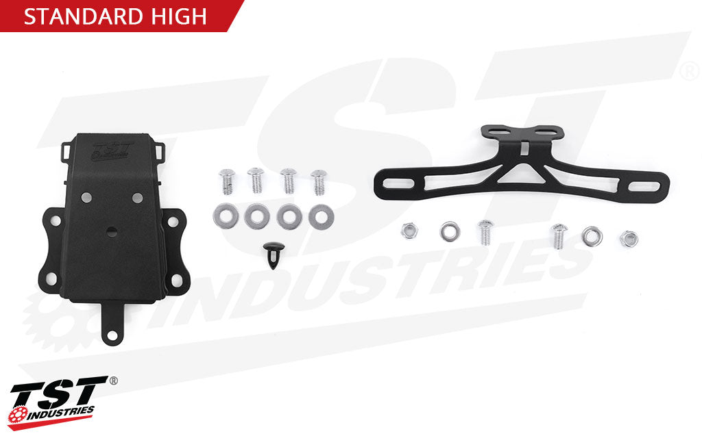 What's included in the TST Industries Elite-1 Standard Mount Fender Eliminator for the 2015-2020 Yamaha MT-07.