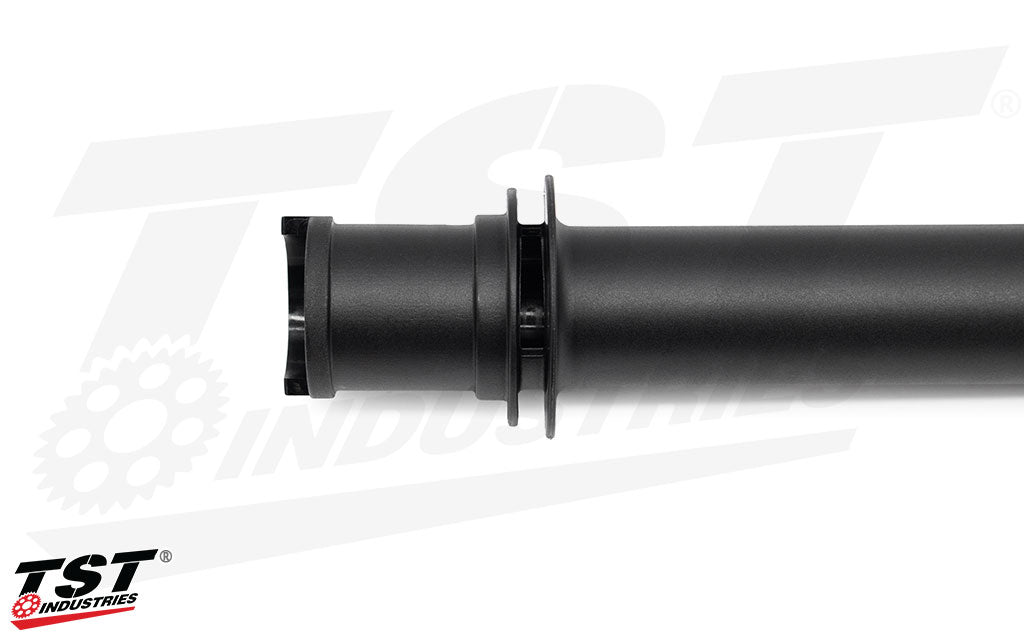 Injection molded throttle tube, ensures, precise, fitment, and long lasting durability