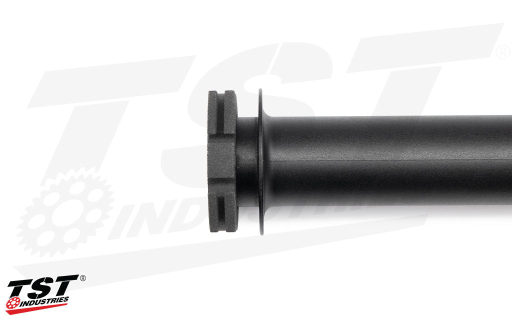Two part design that combines an injection molded throttle tube with a sintered reel.