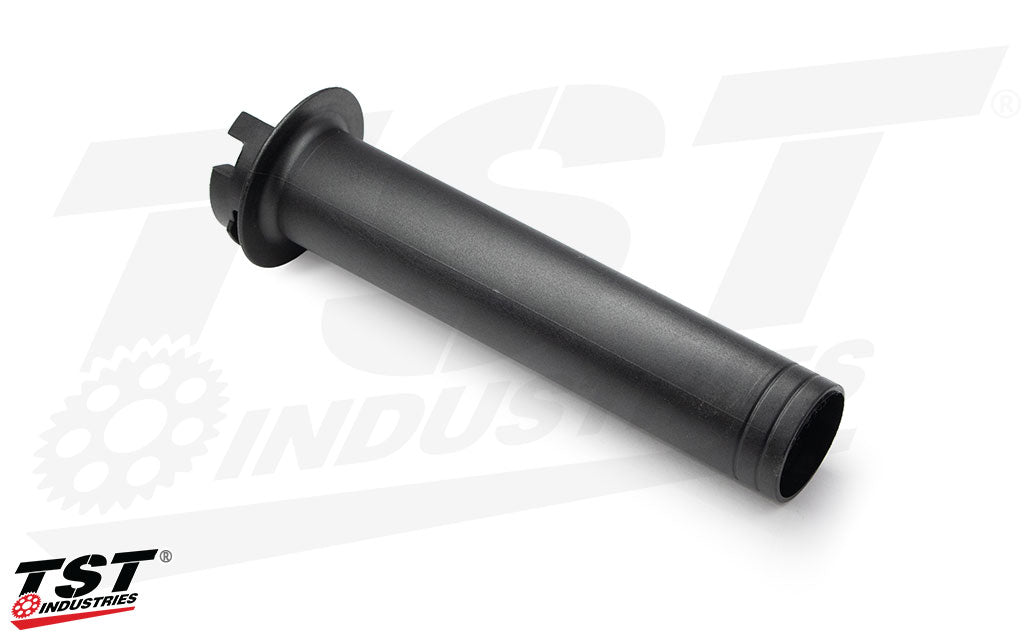 Reduce wrist rotation with the TST Industries Quick Turn Throttle Tube for the KMT 990 RC R.