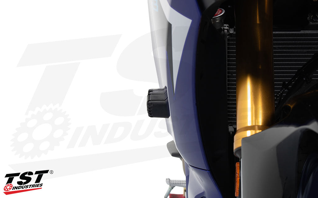 TST Shock Absorbing Frame Sliders for Yamaha YZF-R3 2025+