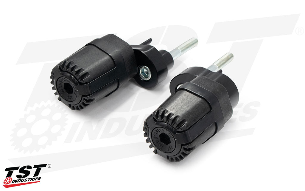 TST Shock Absorbing Frame Sliders for Yamaha YZF-R3 2025+