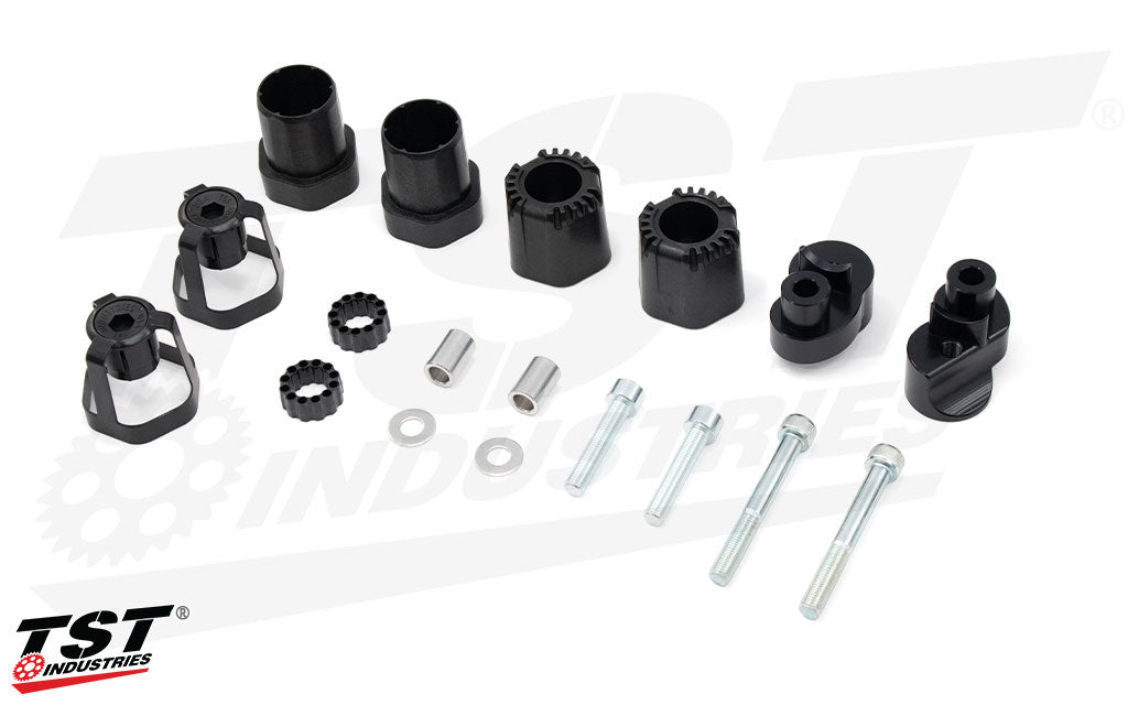 TST Shock Absorbing Frame Sliders for Yamaha YZF-R3 2025+