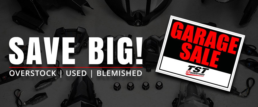 Save big on used, blemished, or overstock parts by shopping the TST Industries Garage Sale!