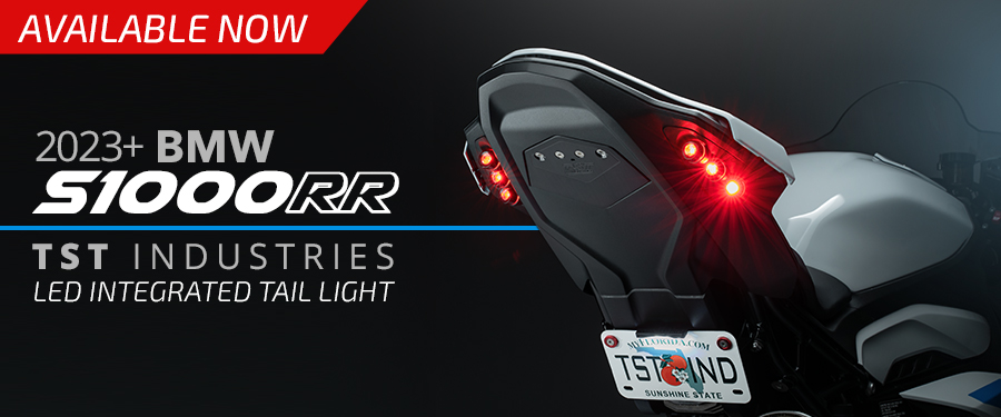 Our exclusive TST Industries LED In-Tail Integrated Tail Lights for the 2023+ BMW S1000RR are now available! 