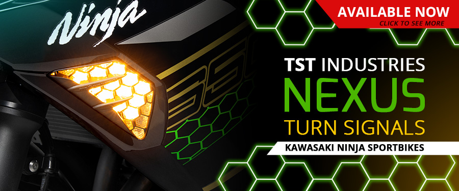 TST Industries Nexus LED Front Flushmount Turn Signals for the Ninja 650 are available now!