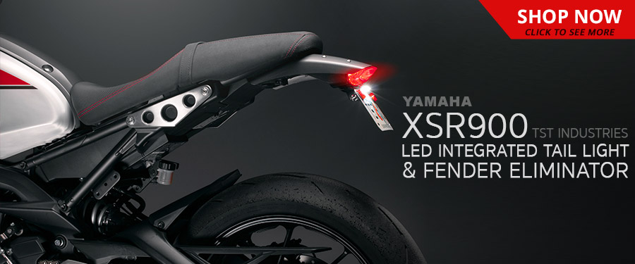 Our new LED Integrated Tail Light and Fender Eliminator system for the 2016+ Yamaha XSR900 is Now Available and ready to order!