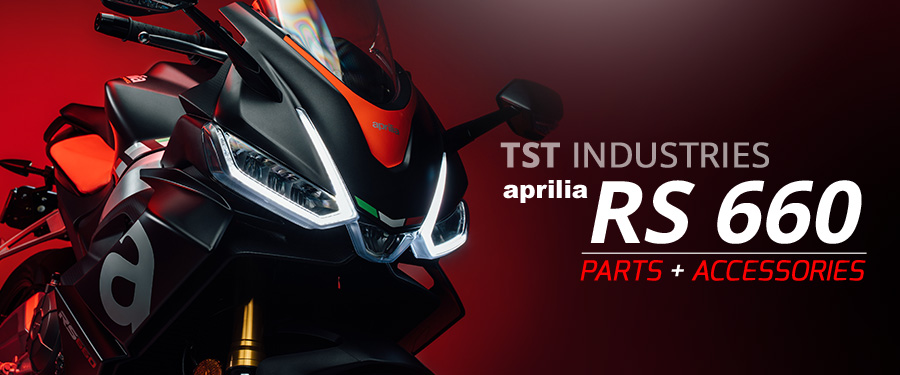 Upgrade your Aprilia RS 660 with parts and accessories from TST Industries.