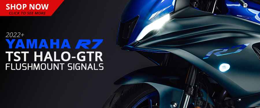 Replace your oversized stock front turn signals with super bright LED HALO-GTR Flushmount signals from TST Industries.