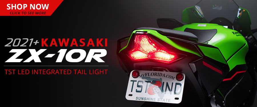 Upgrade your 2021+ Kawasaki ZX10R with the hottest LED Integrated Tail Light on the market!