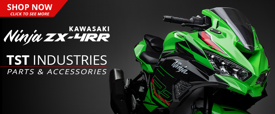 Find all the parts and accessories you need to upgrade your 2023 Kawasaki ZX4RR at TST Industries.
