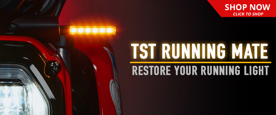 Covert your aftermarket turn signals to feature a full running light / DRL feature with the TST Running Mate