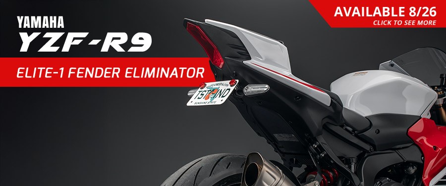 Upgrade your Yamaha YZF-R9 with the TST Elite-1 Fender Eliminator - available August 26th.