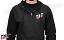 Black zip-up hoodie with our TST Industries logo screen printed on the front. Black zip-up hoodie with our TST Industries logo screen printed on the front.