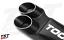 Crafted from high temp black powder coated aluminum. Crafted from high temp black powder coated aluminum.