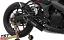 Black powder coat design provides a sleek and race inspired design on the 2015+ Yamaha YZF-R3. Black powder coat design provides a sleek and race inspired design on the 2015+ Yamaha YZF-R3.