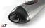Yoshimura's Street ALPHA-T features a carbon fiber exhaust tip. Yoshimura's Street ALPHA-T features a carbon fiber exhaust tip.