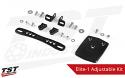 What's included in the adjustable license plate bracket kit.