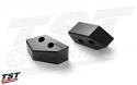 CNC machined delrin sliders provide initial impact absorption as well as a consumable sliding surface.