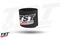 Give your motorcycle's front brake reservoir some TST swag.