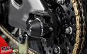 Womet-Tech Axle Block Protectors for the Kawasaki ZX10R. (Shown installed on the R1)