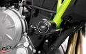 Protect your Kawasaki motorcycle with robust frame sliders from Womet-Tech.
