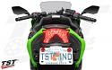 TST Programmable and Sequential LED Integrated Tail Light on the 2017 Kawasaki Ninja 650.