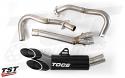 Toce Razor Tip Full Exhaust System for Kawasaki Ninja 400 2018-2023