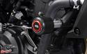 Protect your Yamaha MT-03 with frame sliders that feature secure mounting and robust delrin pucks.