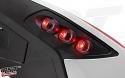 Close-up of the TST In-Tail LED Integrated Tail Light for the 2020-2022 BMW S1000RR.