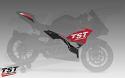 TST Race Livery Graphics Kit for Kawasaki Ninja 400 2018-2023