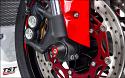 Womet-Tech Yamaha 2015 YZF R1 Fork Slider Crash Protector installed on the Yamaha R1. 
