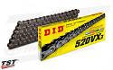 D.I.D 520 VX3 Pro Street Series Natural Plated X-Ring Sealed Chain