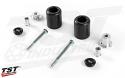 What's Included in the Womet-Tech Frame Slider kit for the 2014+ Yamaha FZ-09 / MT-09 and 2016+ XSR900