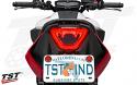 TST Industries LED Integrated Tail Light for the 2018-2020 Yamaha MT-07. Smoked lens shown.