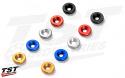 Anodized Washers are available in 5 distinct colors.