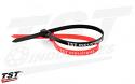 Your choice of Black or Red reusable zip tie color.