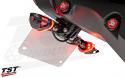 Includes simple and easy to use turn signal mounts that don't add any extra bulk to your ride.
