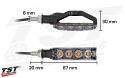 TST Quadrix-D Sequential LED Pod Turn Signal measurements.