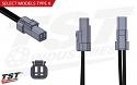 Diagram of the OEM-style connector on the Turn Signal Plug Adapter.