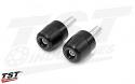 Womet-Tech Bar Ends for Suzuki GSX-8S 2023+ / GSX-8R 2024+ - Black Rings Shown