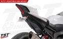 Adjustable license plate bracket enables you to adjust the license plate angle during installation.