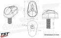 Not sure about fitment? Measure your mounting area and reference this chart.
